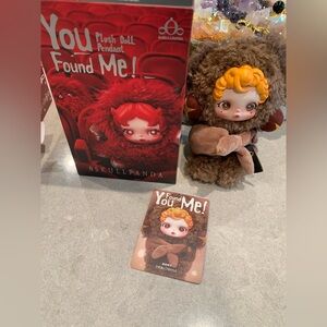 Skullpanda You Found Me Series Plush Pendant Blind Box Confirmed Sneaky Chestnut